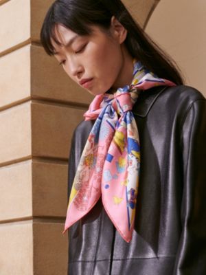 日限定価格 HERMESカレ90 BRIDESde GALA スカーフピンク カレ 90 《エルメス・フラッグシップ》 - ピンク | Hermès - エルメス